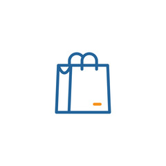 Store Commerce or Marketplace Business Logo. Outline Shop Logo 