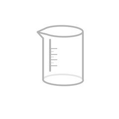 a beaker (also becker or beker) is generally a cylindrical container with a flat bottom.  laboratory equipment