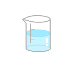 a beaker (also becker or beker) is generally a cylindrical container with a flat bottom.  laboratory equipment