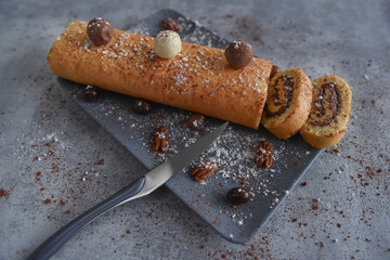 Roulé au chocolat