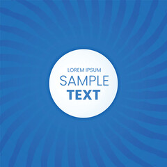 Abstract blue Sunburst background