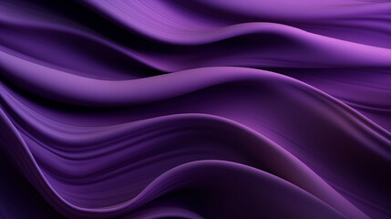 Purple satin fabric, luxurious, elegant texture. Beautiful backdrop for fashion, design and romantic decoration. Silky, flowing drapery. Rich, smooth curtain with style and elegance. Generative AI