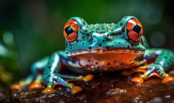 RANAS EXOTICAS TROPICALES DE COLORES VIVOS