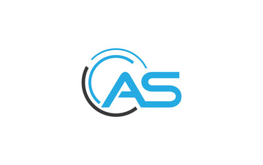 Technology and tech connect circle logo design with alphabet brand and business flat icon design