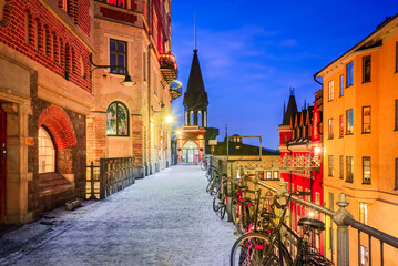 Stockholm, Sweden. Bellmansgatan is a picturesque street in the heart of trendy Sodermalm district.