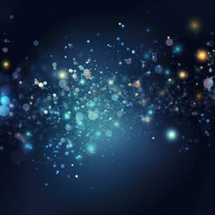 Color blurred light spots background map