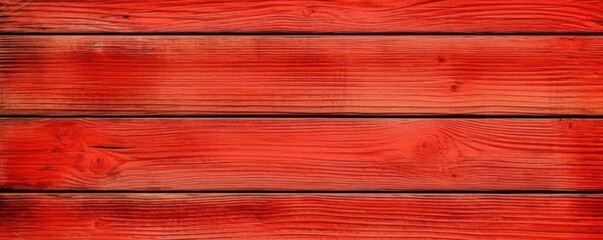 Red wooden planks. Wood texture. Old vintage and natural pattern design. Empty space for wallpaper or banner. Grungy carpentry look with rustic details. Backdrop for holiday or artisan. Generative AI.