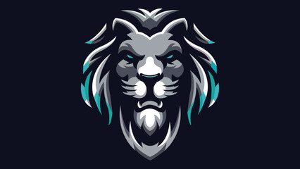 lion head vector