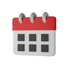 3d calendar icon.