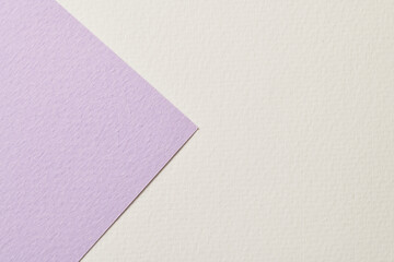Rough kraft paper background, paper texture gray lilac colors. Mockup with copy space for text