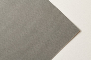 Rough kraft paper background, paper texture light and dark gray colors. Mockup with copy space for text