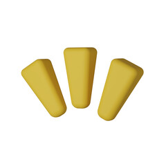 3d pop surprise line icon,