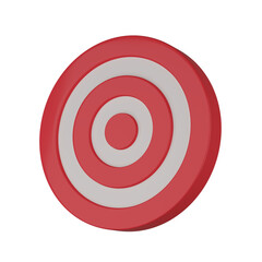 Target 3d icon.