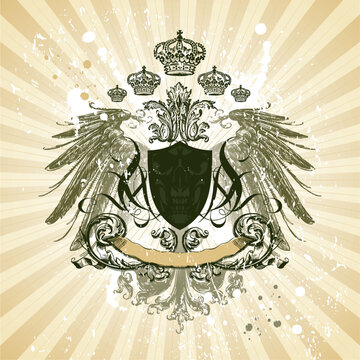 Royal vintage illustration