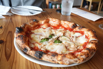 Italian Food, Pizza Margherita - イタリア料理 マルゲリータ ピザ
