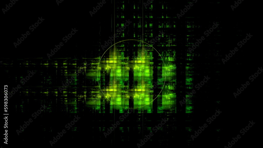 Poster modern digital technologies, cloud computing. digital space, architecture design. complex mathematic