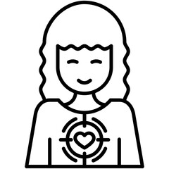 Obraz premium Crush Icon. Wedding Love Romance Symbol. Line Icon Vector Stock 