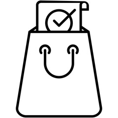 Checkout Icon. Online Store Retail Symbol. Line Icon Vector Stock 