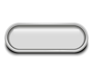 oval glossy button