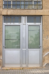 Twin Aluminium Doors