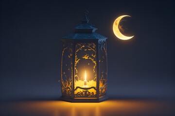 lantern in the dark