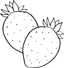 Strawberry sketch