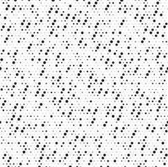 Halftone vector background. Monochrome halftone pattern. Abstract geometric dots background. Pop Art comic gradient black white texture. Design for presentation banner, poster, flyer, business card.