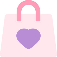 shopping bag flat icon