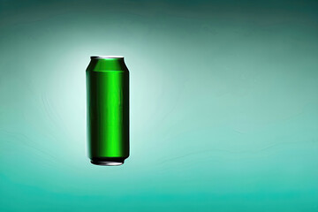Canned Alcohol Illustration with Metal Tab
