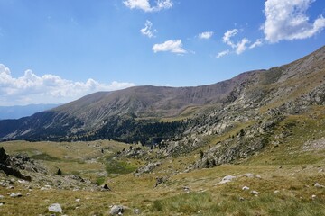 Fototapeta na wymiar Beautiful landscape in the Pyrenees