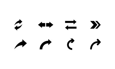 Arrow logo template icon vector image