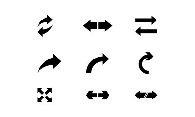 Arrow logo template icon vector image