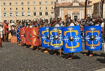 Natale di Roma 2023. Corteo storico