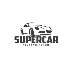 Super Car Logo Design Vector Image