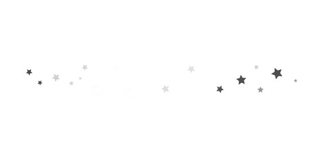 Silver stars falling from the sky. Abstract arc background. Glitter pattern for banner. - png...