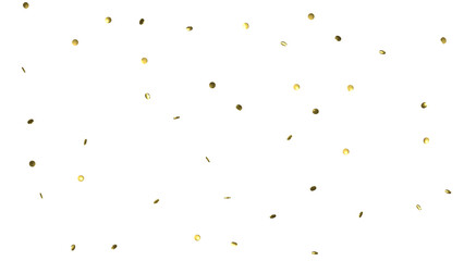 gold confetti