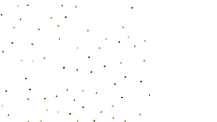 Gold Confetti Glitter Overlay