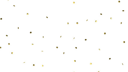 gold confetti