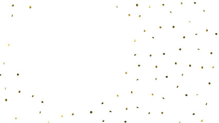 Glittering golden confetti png. Glittering golden