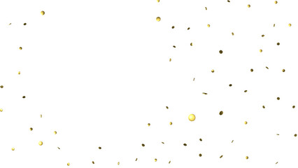 Glittering golden confetti png. Glittering golden