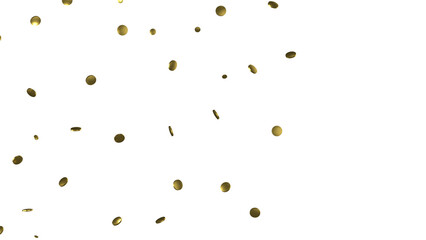Gold Confetti Glitter Overlay