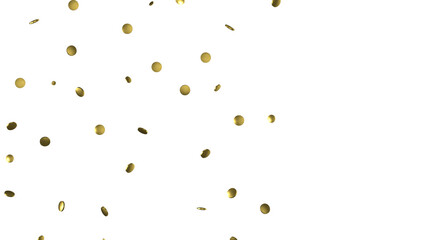 Gold Confetti Glitter Overlay