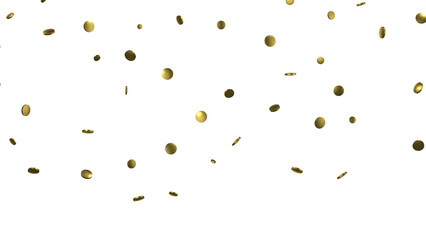 gold confetti