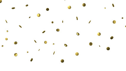 Glittering golden confetti png. Glittering golden
