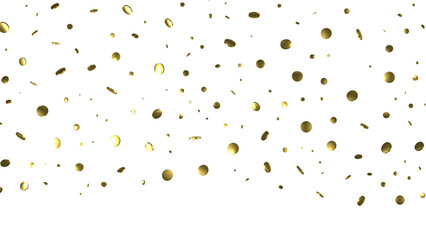 Glittering golden confetti png. Glittering golden
