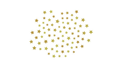 XMAS Stars - golden stars -