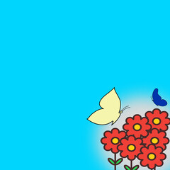 butterfly and flower