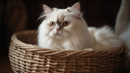 Fototapeta na wymiar White Birma cat