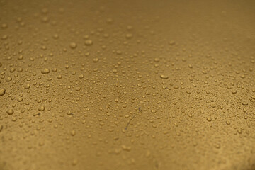 water drops on the glass