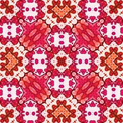 Square seamless patterns. Woven wonderful digital patterns. Modern fashion. Kaleidoscope